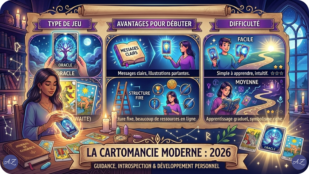 Types de jeux cartomancie